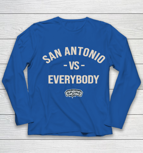 San Antonio Spurs Vs Everybody Youth Long Sleeve 7