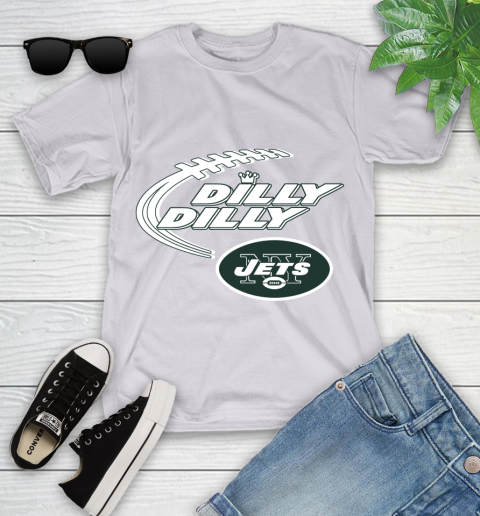 NFL New York Jets Dilly Dilly Football Sports Youth T-Shirt 4