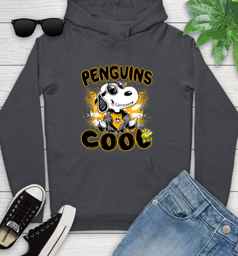 NHL Hockey Pittsburgh Penguins Cool Snoopy Shirt Youth Hoodie 8