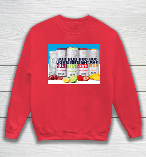 Bud Light Seltzer Sweatshirt Tee For Sports