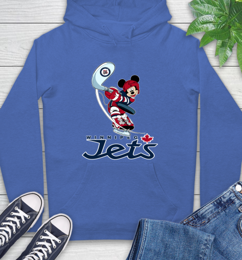 NHL Hockey Winnipeg Jets Cheerful Mickey Mouse Shirt Hoodie 9