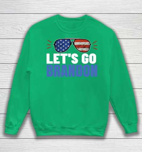 Let's Go Brandon Flag Sunglasses Sweatshirt 4