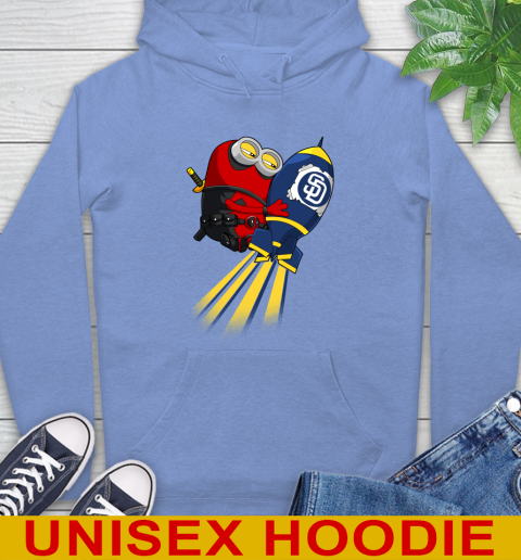 MLB Baseball San Diego Padres Deadpool Minion Marvel Shirt Hoodie 11