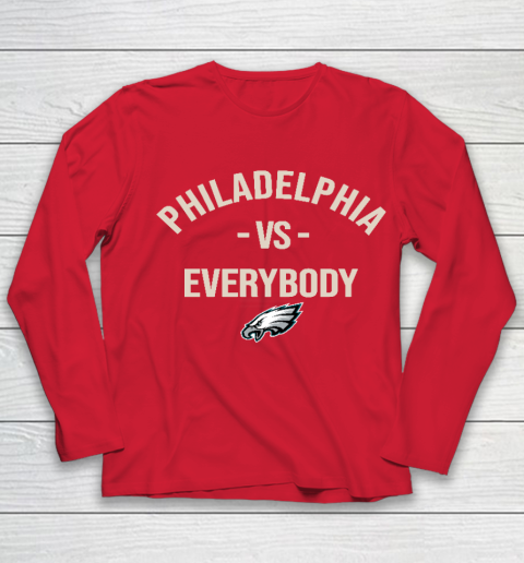 Philadelphia Eagles Vs Everybody Youth Long Sleeve 8
