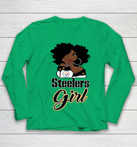 Pittsburgh Steelers Girl NFL Youth Long Sleeve 6