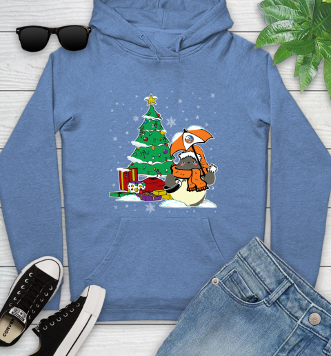 New York Islanders NHL Hockey Cute Tonari No Totoro Christmas Sports Youth Hoodie 13