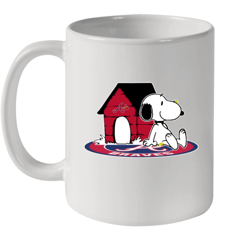 MLB Baseball Atlanta Braves Snoopy The Peanuts Movie Shirt Ceramic Mug 11oz