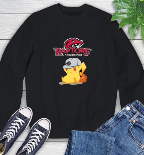 NBA Pikachu Basketball Sports Toronto Raptors Sweatshirt 2