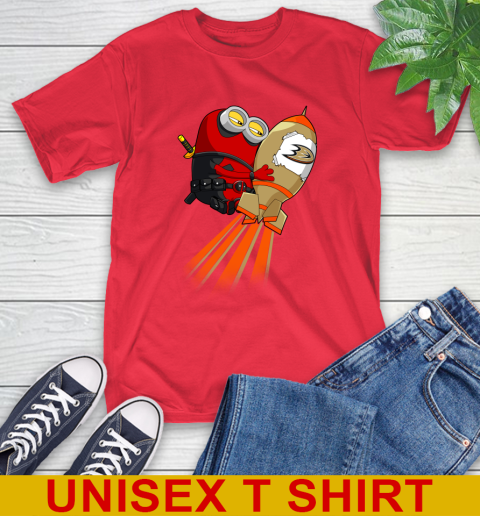 NHL Hockey Anaheim Ducks Deadpool Minion Marvel Shirt T-Shirt 12