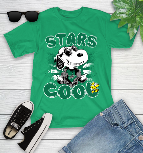 NHL Hockey Dallas Stars Cool Snoopy Shirt Youth T-Shirt 7