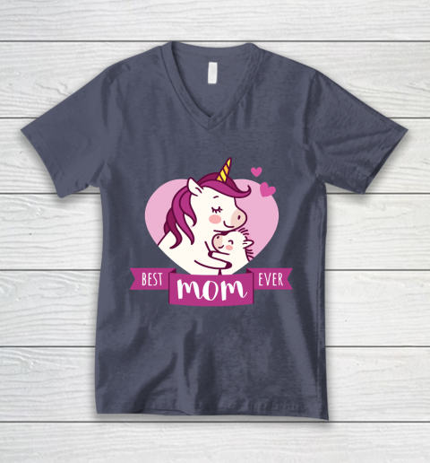 Mother's Day Funny Gift Ideas Apparel  Best Mom Ever T Shirt V-Neck T-Shirt 7