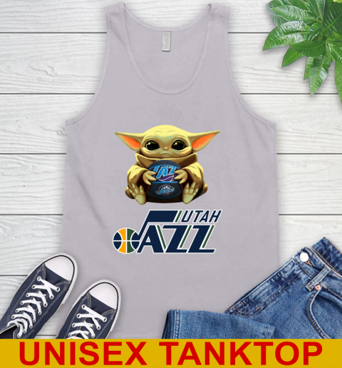 NBA Basketball Utah Jazz Star Wars Baby Yoda Shirt 73