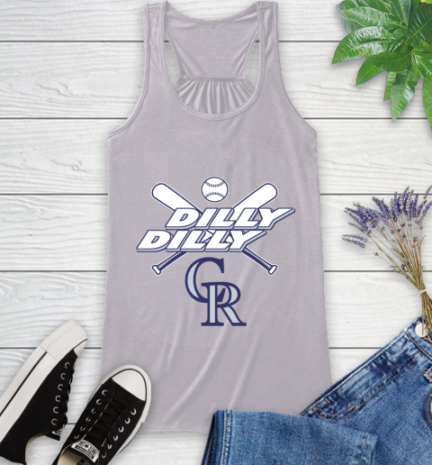 MLB Colorado Rockies Dilly Dilly Baseball Sports Racerback Tank 5