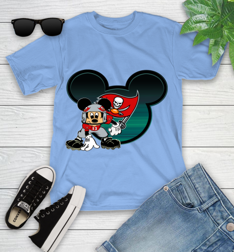 NFL Tampa Bay Buccaneers Mickey Mouse Disney Football T Shirt Youth T-Shirt 11