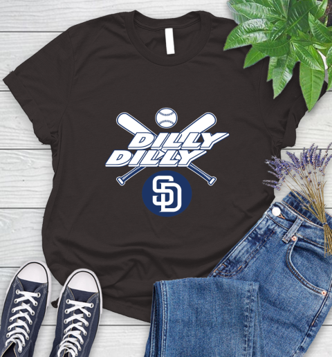 MLB San Diego Padres Dilly Dilly Baseball Sports Women's T-Shirt 8