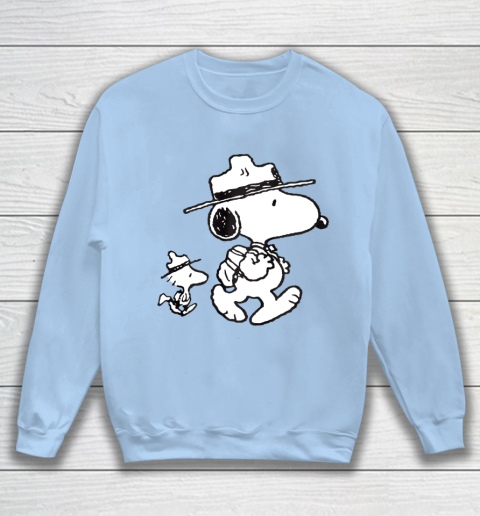 Funny Snoopy Woodstock Camping Sweatshirt