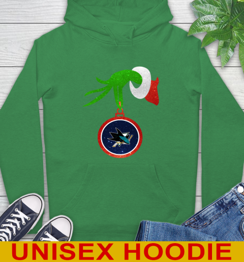 San Jose Sharks Grinch Merry Christmas NHL Hockey Hoodie 8