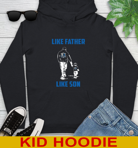 Dallas Mavericks NBA Basketball Like Father Like Son Sports Youth Hoodie