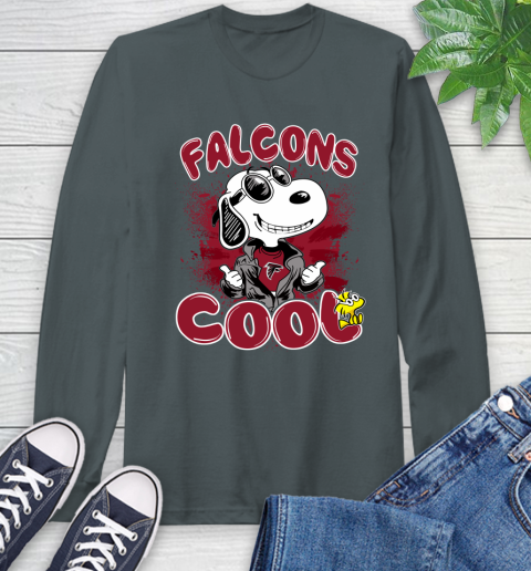NFL Football Atlanta Falcons Cool Snoopy Shirt Long Sleeve T-Shirt 7