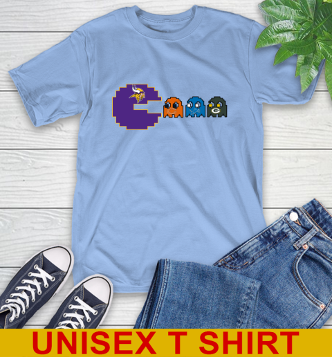 Minnesota Vikings NFL Football Pac Man Champion T-Shirt 11