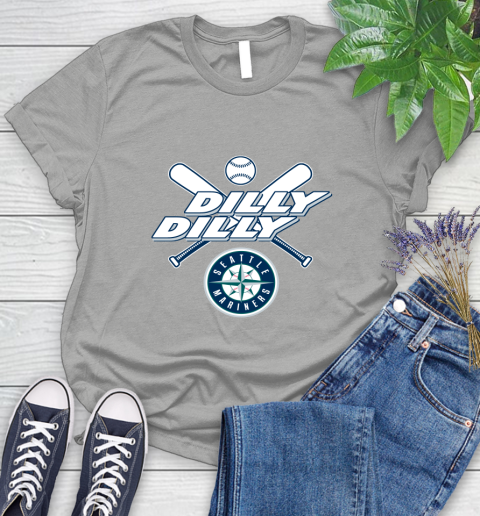 MLB Seattle Mariners Dilly Dilly Baseball Sports Women's T-Shirt 10
