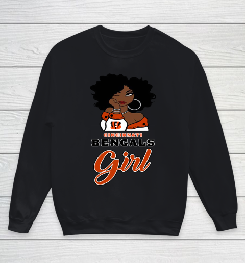 Cincinnati Bengals Girl NFL Youth Sweatshirt