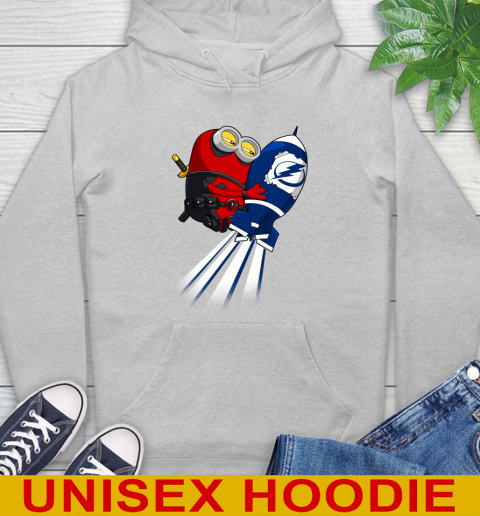 NHL Hockey Tampa Bay Lightning Deadpool Minion Marvel Shirt Hoodie 6