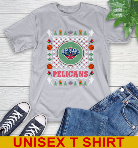 New Orleans Pelicans Merry Christmas NBA Basketball Loyal Fan T-Shirt 5