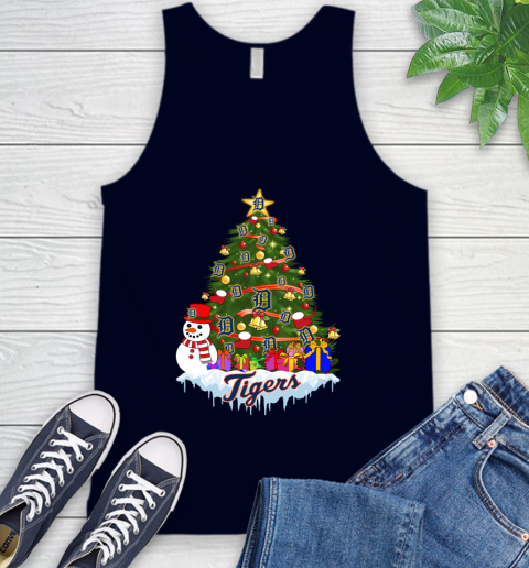 Detroit Tigers Merry Christmas MLB Baseball Sports Tank Top 3