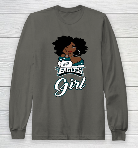 Philadelphia Eagles Girl NFL Long Sleeve T-Shirt 8