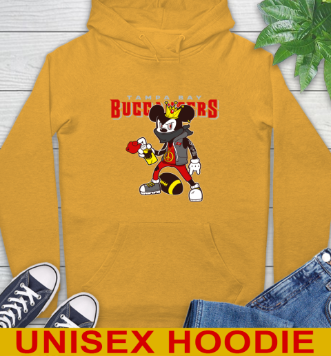 Tampa Bay Buccaneers NFL Football Mickey Peace Sign Sports Hoodie 3