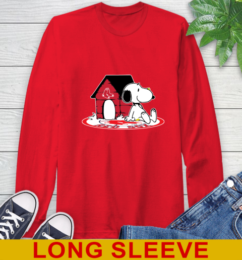 MLB Baseball Boston Red Sox Snoopy The Peanuts Movie Shirt Long Sleeve T-Shirt 10