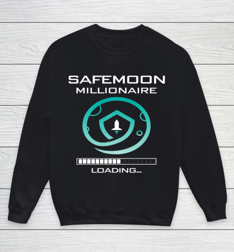 Funny Safemoon Millionaire Crypto Youth Sweatshirt