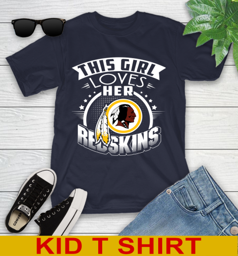 Washington Redskins NFL Football This Girl Loves Her Team 98