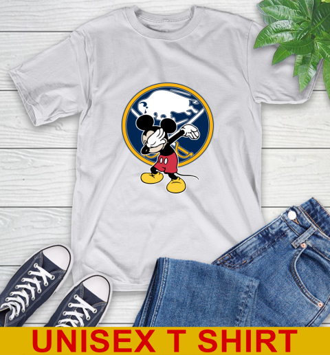 Buffalo Sabres NHL Hockey Dabbing Mickey Disney Sports T-Shirt 12