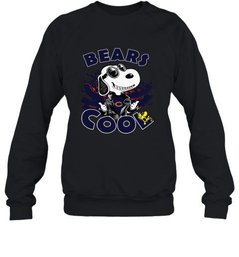 Chicago Bears Snoopy Joe Cool We're Awesome Sweatshirt