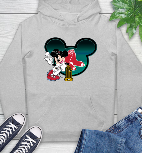MLB Boston Red Sox The Commissioner's Trophy Mickey Mouse Disney Hoodie 6
