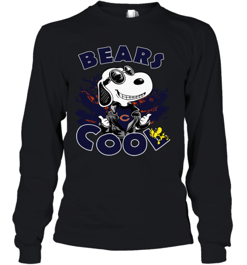 Chicago Bears Snoopy Joe Cool We're Awesome Youth Long Sleeve