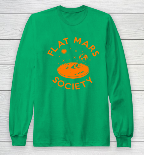 Flat Mars Society Shirt Long Sleeve T-Shirt 4