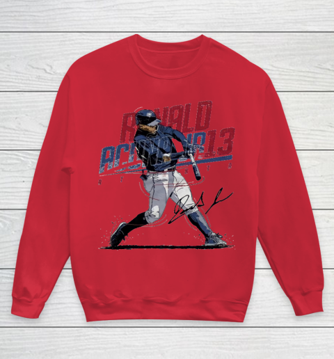 Ronald Acuna Jr 13 Youth Sweatshirt 7
