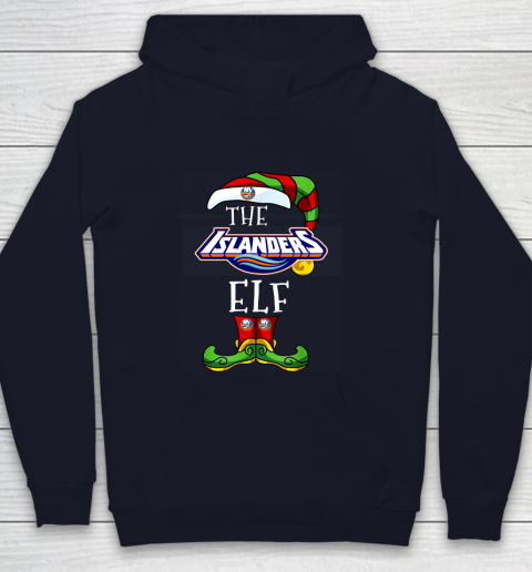 New York Islanders Christmas ELF Funny NHL Youth Hoodie 2