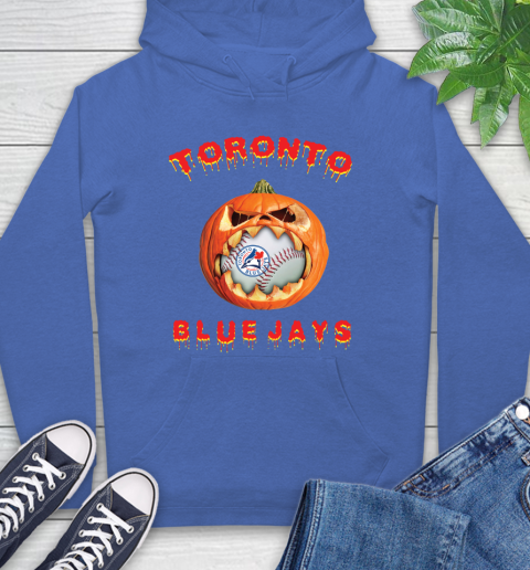 MLB Toronto Blue Jays Halloween Pumpkin Baseball Sports Hoodie 9