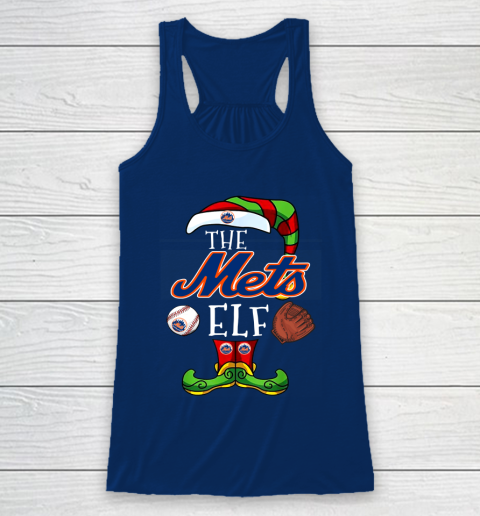 New York Mets Christmas ELF Funny MLB Racerback Tank 6