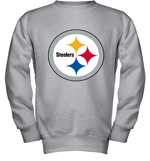 Pittsburgh Steelers NFL Pro Line Gray Victory Youth Sweatshirt 