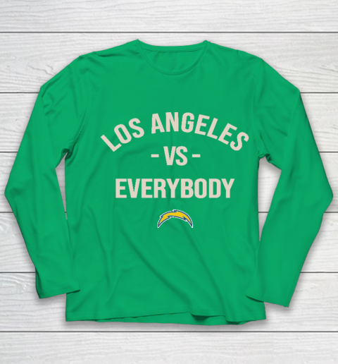 Los Angeles Chargers Vs Everybody Youth Long Sleeve 4