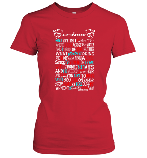 mn3r amy winehouse valerie song lyrics shirts ladies t shirt 20 front red
