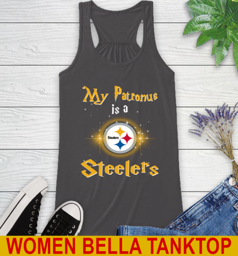 NFL Football Harry Potter My Patronus Is A Pittsburgh Steelers Racerback Tank 10