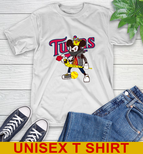 Minnesota Twins MLB Baseball Mickey Peace Sign Sports T-Shirt