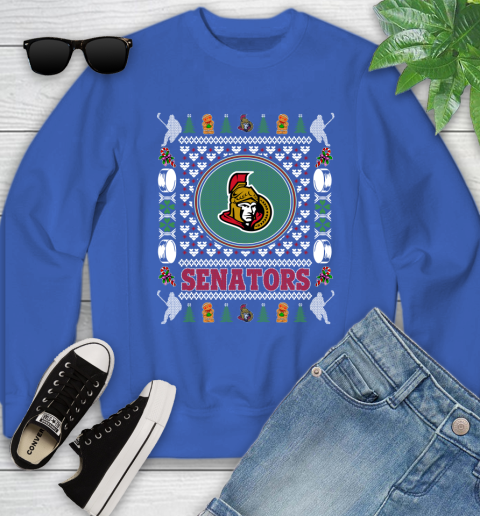 Ottawa Senators Merry Christmas NHL Hockey Loyal Fan Ugly Shirt 121
