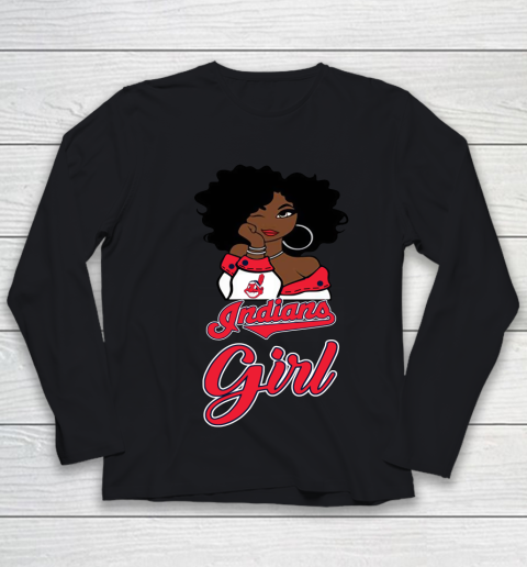 Cleveland Indians Girls Girl MLB Youth Long Sleeve